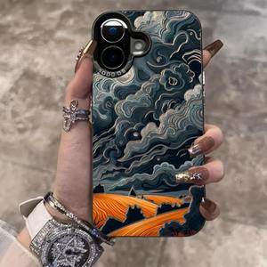 เคสฝาครอบโทรศัพท์มือถือ TPU ลายพิมพ์บนคลาวด์ด้วยไฟฟ้าสำหรับ iPhone 8 XS MAX 11 12 13 14 15 16 17 Air - Product Image 1