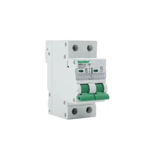 NPM1-63H C20 20Amp 2 Pole MCB With Auxiliary Contact Miniature Circuit Breaker