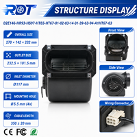 Ventilador Centrífugo de Refrigeración para Equipos Médicos, Unidad Purificadora de Aire FFU de Alto Flujo de Aire D2E146-HR93-01 230V AC 150W 1050RPM