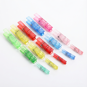 Confezione da 20 Mini Clip in Plastica Flessibile PP per Artigianato, Colori Assortiti, Multifunzione, Superficie Liscia, per Bucato e Vestiti - Product Image 4