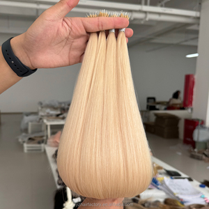 Extensions de cheveux humains vierges Remy de qualité supérieure pour salon, extensions à nano-pointes avec perles, extensions à anneaux nano - Product Image 4