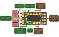 Contrôleur de vol à aile fixe FlyingRC F4WSE F405 STM32F405 ArduPilot INAV 5V 4A Servo BEC pour pièces de drone et avion RC micro