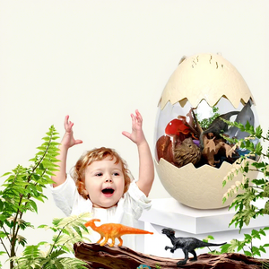 Caja <span class=keywords><strong>de</strong></span> Almacenamiento <span class=keywords><strong>Gigante</strong></span> con Forma <span class=keywords><strong>de</strong></span> <span class=keywords><strong>Huevo</strong></span> <span class=keywords><strong>de</strong></span> <span class=keywords><strong>Dinosaurio</strong></span>, con 50 Figuras <span class=keywords><strong>de</strong></span> Dinosaurios Realistas, <span class=keywords><strong>Juguete</strong></span> Educativo para Niños y Niñas - Product Image 1
