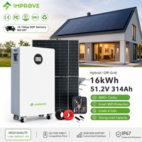 Batterie LiFePO4 16 kWh 48 V 320 Ah, 8000 cycles, IP65, CAN BMS, pour applications commerciales, industrielles, solaires, hybrides, réseau, OEM, vente en gros