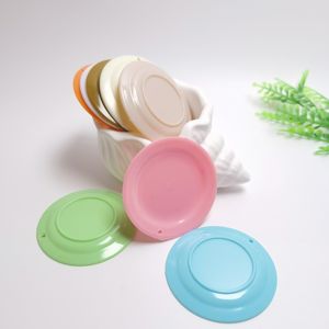 100 Pièces Mini Assiettes en Plastique pour Mini Aliments, Modèles de Tortues Miniatures pour <span class=keywords><strong>Cuisine</strong></span>, Miniatures de Jardin Féerique, Maison de Poupée DIY - Product Image 2