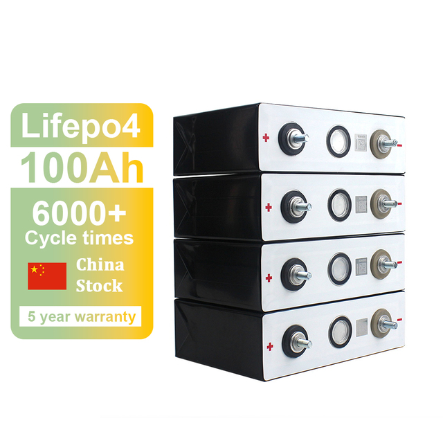 Whole Sale BYD 3.2V 100Ah Lifepo4 Rechargeable Batteries Original Brand New Cell for 12V 24V 48V Battery Pack Solar RV Boat