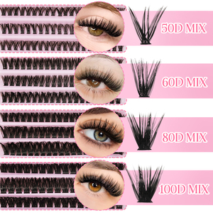 Nhãn Hiệu Riêng Lông Mi Giả Mở Rộng Kit Trong DIY Tùy Chỉnh Manga Cụm Lông Mi Thiết Lập Bao Bì Bán Buôn - Product Image 3