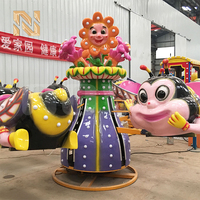 Manège Nova Rides Abeille Rotative 8 Personnes XZ-B pour Parc d'Attractions, Manège pour Enfants de Fête Foraine, Manège Abeille aux Grands Yeux à Vendre