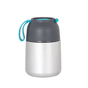 24 OZ Stainless Steel Insulated Food Jar with Folding Spoon, Leakproof Vacuum Food Container for Soup - Product Image 3