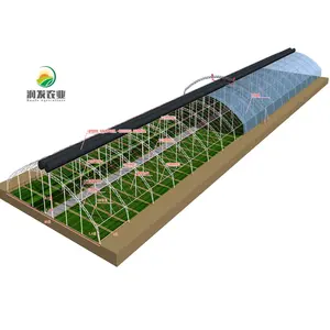 Sistema de ventilación para invernadero, cortacésped eléctrico para agricultura, Tractor de granja, Tunne de cultivo, pequeño, Verde