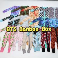 Pyjama unisexe en bambou (95 % bambou, 5 % élasthanne) pour enfants, ensemble 2 pièces pour tout-petits, respirant, avec fermeture éclair bidirectionnelle, écologique, long