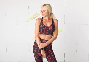 <b>Women's</b> High Waist Seamless Yoga <b>Leggings</b> with UV Protection and Anti-Bacterial Features - Product Image 4