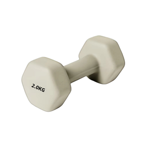 Juego de mancuernas de cabeza hexagonal de hierro fundido recubierto de PVC de 2kg para mujer, entrenamiento de ejercicio portátil en casa, pedido mínimo para 10kg + pesas libres - Product Image 1