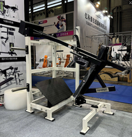 Équipement de fitness commercial pour salle de sport, machine à squats pendulaires en acier inoxydable pour la musculation et l'entraînement des jambes