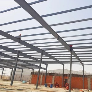 Naves Prefabricadas de Acero Estructural Galvanizado o Pintado, Tipos de Estructura de Puerta de Fábrica - Product Image 4