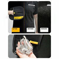 Gants de nettoyage bidirectionnels anti-statiques pour la poussière et les poils, outil magique domestique pour canapé, vêtements et poils d'animaux, rouleau anti-peluches