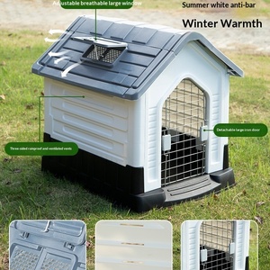 Cuccia per Cani per Tutte le Stagioni, Resistente al Sole e alla Pioggia, Calda, Assemblabile, per Interni ed Esterni, per Cani Piccoli, Medi e Grandi - Product Image 3