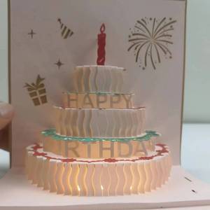 Thiệp chúc mừng sinh nhật âm nhạc 3D với các thành phần điện tử được ghi lại cảm ứng âm nhạc độc đáo cho dịp đặc biệt của bạn - Product Image 4