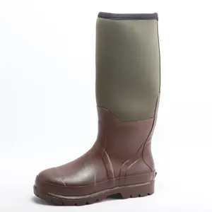 2024 marque <span class=keywords><strong>Rocky</strong></span> Buffalo fabriquée en Chine <span class=keywords><strong>botte</strong></span> de pluie de <span class=keywords><strong>chasse</strong></span> en caoutchouc pour hommes de camouflage imperméable de haute qualité - Product Image 1