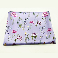 Offre Spéciale luxe Vintage fleur impression numérique 100% Polyester Satin tissu soie imitée pour vêtements de mariage pour les filles