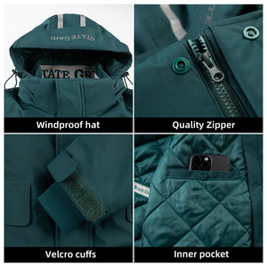 Vêtements de travail pour électriciens, combinaisons de travail, vestes, vêtements de travail antistatiques, manteau à capuche amovible, vêtements de travail, fabrication OEM - Product Image 4