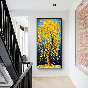 Venta Directa <span class=keywords><strong>de</strong></span> Fábrica, <span class=keywords><strong>Cuadros</strong></span> <span class=keywords><strong>de</strong></span> <span class=keywords><strong>Árbol</strong></span> <span class=keywords><strong>de</strong></span> <span class=keywords><strong>la</strong></span> Fortuna Dorado sobre Lienzo, Enmarcados, para Decoración del Hogar - Product Image 6