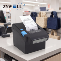 Printer Pos termal, Printer pesanan termal, Printer uang, 2 dalam 1 80mm, Printer penerimaan penagihan