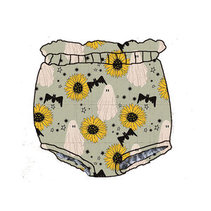 Pantalones Cortos de Halloween para Niñas, Personalizados con Estampado OEM, de Cintura Alta - Product Image 6