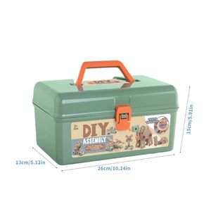 144 Uds. Juguetes educativos para niños, <span class=keywords><strong>caja</strong></span> <span class=keywords><strong>de</strong></span> <span class=keywords><strong>herramientas</strong></span> DIY, juego <span class=keywords><strong>de</strong></span> juguetes para jugar a las casitas, <span class=keywords><strong>herramientas</strong></span> <span class=keywords><strong>de</strong></span> reparación <span class=keywords><strong>de</strong></span> simulación, regalo <span class=keywords><strong>de</strong></span> cumpleaños para niños - Product Image 6