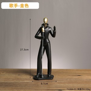 Escultura de Resina de Alta Gama, Decoración para <span class=keywords><strong>el</strong></span> Hogar, Sala de Estar, Oficina, Vinoteca, Mueble para <span class=keywords><strong>TV</strong></span>, Estantería, Adorno Artístico - Product Image 6