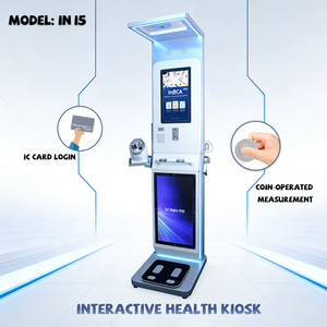 Chiosco per <span class=keywords><strong>Segni</strong></span> Vitali INBCA, Soluzione Digitale per Controllo <span class=keywords><strong>della</strong></span> Salute, Modello IN-I5 con Schermo Touch LED da 22 Pollici, Analizzatore di Bio-Impedenza OEM/ODM - Product Image 4