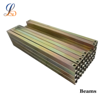 Lingding prix d'usine piédestal de support de plancher surélevé réglable et fabrication de poutres accessoires de sol piédestal de pont