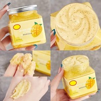 Crème Exfoliante Naturelle Privée pour Bain et Spa, Nourrissante, Éclaircissante, Contrôle du Sébum, Nettoyante Douce pour Tous Types de Peaux, Corps, Vitamine C