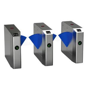 Automatic Anti-pinch Child Gate Attendance Management Student Card Entrance Verified Flap Barrier Turnstile Gate Access Control