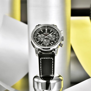 Montre homme BENYAR, chronographe, date, étanche, sport, cuir véritable, montre-bracelet homme, marque haut de gamme, montre de luxe, cadeau pour homme 5188 - Product Image 3