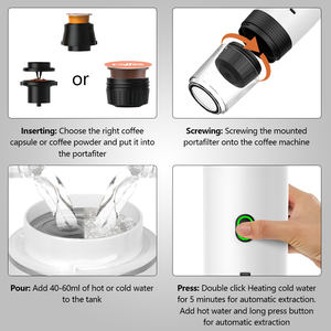 小型キッチン家電商用カプセルマシン家庭用ポータブル電気コーヒーメーカー - Product Image 6