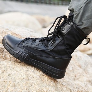 Botas de combate ligeras para exteriores más vendidas para invierno, zapatos de senderismo de entrenamiento de seguridad a la moda, suelas de goma con forro de malla - Product Image 6