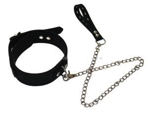 ปลอกคอซิลิโคนพร้อมโซ่ ของเล่นอีโรติก เฟติช BDSM เกมสำหรับผู้ใหญ่ ปลอกคอซิลิโคนสำหรับคู่รักเล่นเกมเซ็กซ์ - Product Image 1