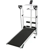 Caminadora Mecánica Sin Motor, de Acero, Ajustable, Silenciosa, para Interiores, Plegable y Multifuncional para Ejercicio en Casa