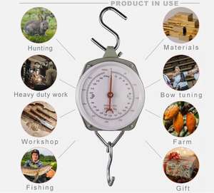 2-Haken-Hängewaage mit Federmechanismus, 550lb/<span class=keywords><strong>250kg</strong></span> Großwildwaage - Product Image 3