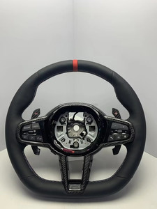 Volante Deportivo de Cuero PU y Fibra de Carbono al por Mayor para las Series 1, X3, X6, G20, G28, G30 - Product Image 1