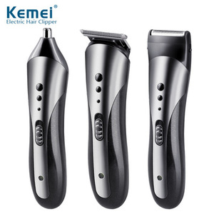 Remise <span class=keywords><strong>Kemei</strong></span> 3 en 1 rasoir électrique électrique Rechargeable nez professionnel tondeuse à cheveux barbe rasage Machine <span class=keywords><strong>KM</strong></span> <span class=keywords><strong>1407</strong></span> - Product Image 2