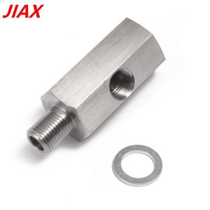 Bán Hot Cảm Biến Áp Suất Dầu Kết Nối Tee Để NPT Adapter Dây Cấp Nguồn Đồng Hồ Đo T Phụ Kiện Thép Không Gỉ Chất Lượng Cao - Product Image 2