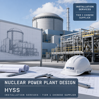 Conception robuste pour centrales nucléaires, installation, soudage, découpe, qualité supérieure, certifiée ISO9001/14001, Tier 1, chinoise