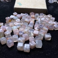 Vente en gros de perles en cristal d'agate naturelle carrées de 10 mm, perles en cristal en vrac pour bracelet et collier DIY