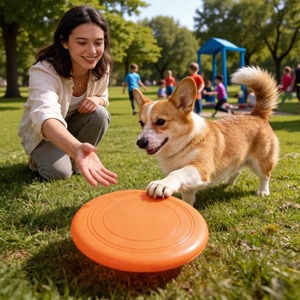 Disco Volador de Silicona Premium para Perros, Resistente a Mordidas, Juguete Interactivo para Lanzar y Recoger, Entrenamiento al Aire Libre, Ejercicio, Juguete para Mascotas - Product Image 3