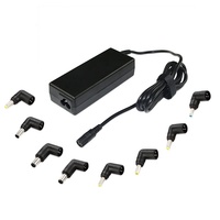Chargeur universel pour ordinateur portable 65W pour Dell HP Asus Lenovo 15-20V 4A Max Adaptateur secteur universel AC DC pour voyage