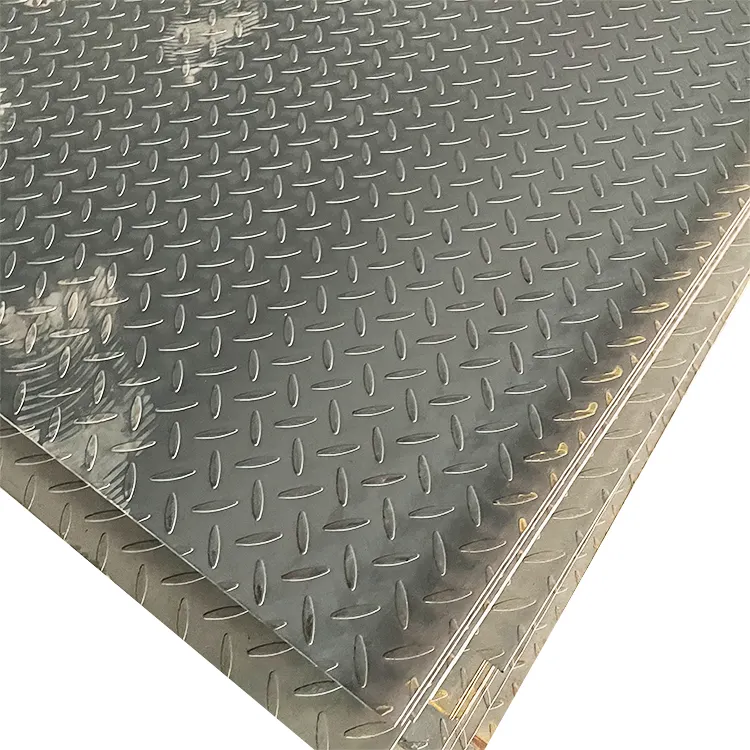 Hot Rolled Chequered MS Carbon Steel A36 Q235 Q345B Checkered Plate Price