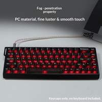 [Black Red Blue Purple Ice-Colored Carbon-Fiber-Pattern Keycaps] Cross-Border Bestseller Cherry Model Carbon-Textured PC Keycaps