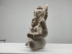 รูปปั้นพระพิฆเนศชัยเรซิ่นโพลีเรซิน 25 ซม - Product Image 3